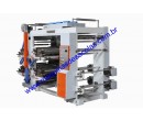 Флексографичеcкая четырехкрасочная печатная машина ярусного построения